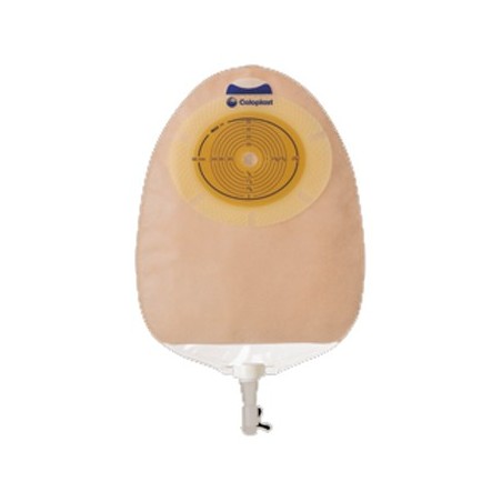 Sacca ricoperta in tnt sistema monopezzo per urostomia con multichamber sensura ritagliabile 10/76 mm maxi 400 ml 30 pezzi
