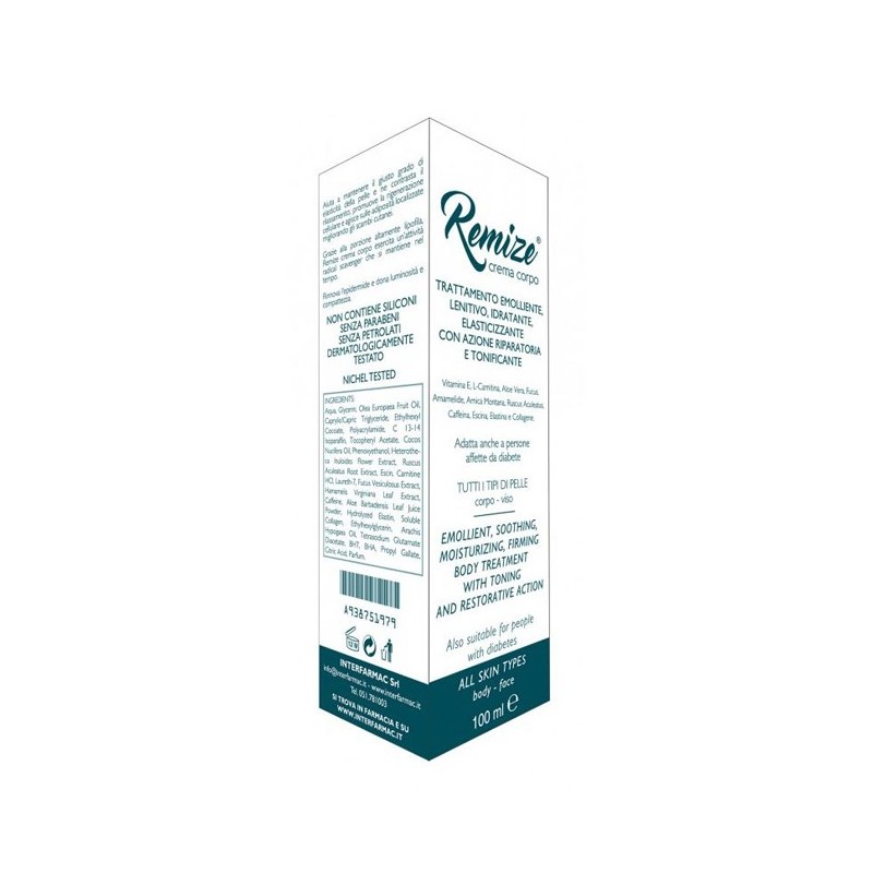 Remize crema corpo 100 ml Remize crema corpo 100 ml