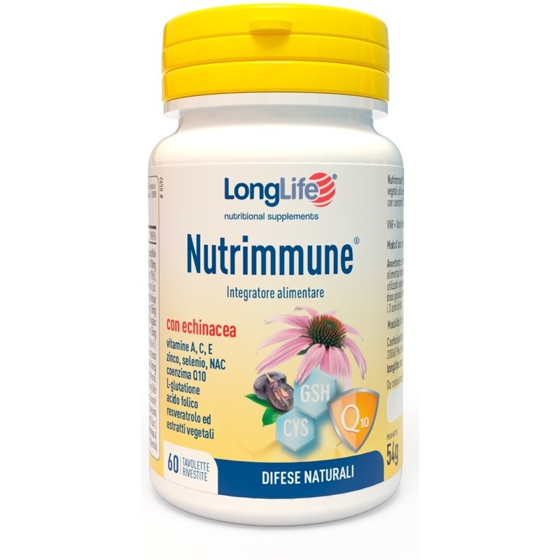 Longlife nutrimmune 60 tavolette Longlife nutrimmune 60 tavolette