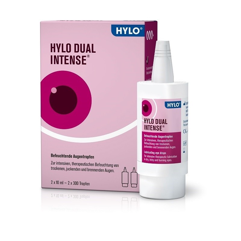 Hylo dual intense collirio 2 flaconcini da 10 ml Hylo dual intense collirio 2 flaconcini da 10 ml
