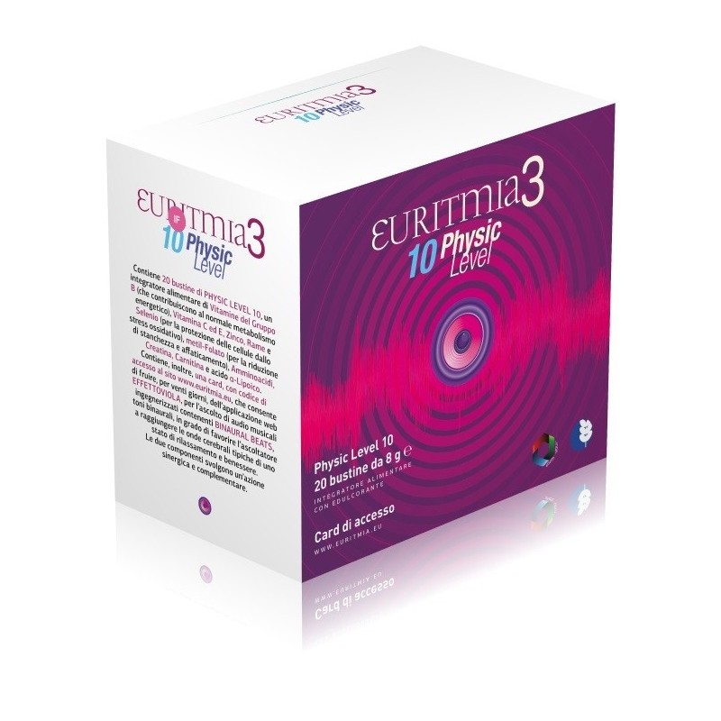 Euritmia 3 physil level 10 20 bustine + card accesso sito online