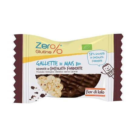 Zer% glutine gallette mais ricoperte cioccolato fondente bio32 g Zer% glutine gallette mais ricoperte cioccolato fondente bio32 g
