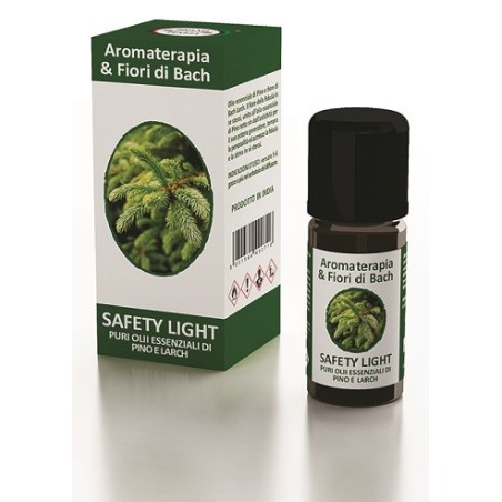 Aromaterapia & fiori di bach safety light olio essenziale 10ml