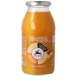 Succo 100% mela arancia carota limone bio 500 ml
