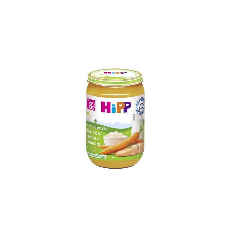 Hipp pappa pronta riso carote salmone 220 g