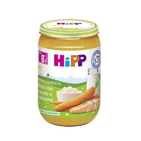 Hipp pappa pronta riso carote salmone 220 g