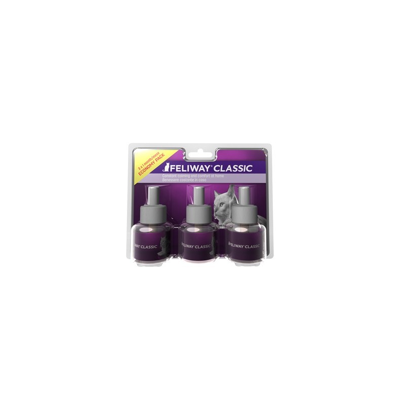 Feliway classic 3 ricariche da 48 ml Feliway classic 3 ricariche da 48 ml
