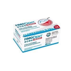 Fimodent travel collutorio clorexidina spdd 0,12% 14 flaconcini monodose 10 ml