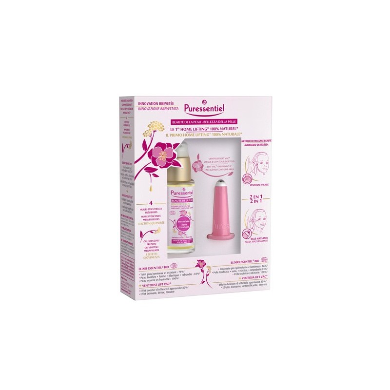 Puressentiel cofanetto home lifting bio elixir 30 ml + ventosa Puressentiel cofanetto home lifting bio elixir 30 ml + ventosa