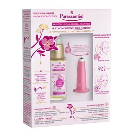 Puressentiel cofanetto home lifting bio elixir 30 ml + ventosa Puressentiel cofanetto home lifting bio elixir 30 ml + ventosa
