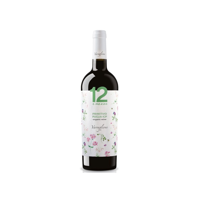 12 e mezzo primitivo puglia biologico igp 750 ml