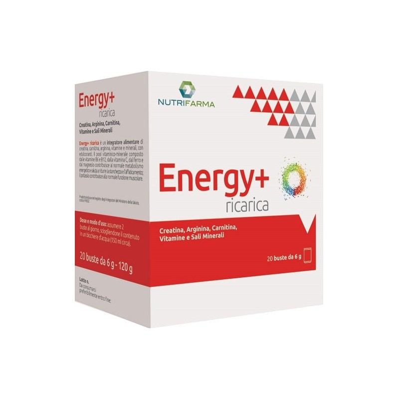 Energy+ ricarica 20 bustine Energy+ ricarica 20 bustine
