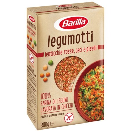 Barilla legumotti lenticchie rosse ceci piselli 300 g Barilla legumotti lenticchie rosse ceci piselli 300 g