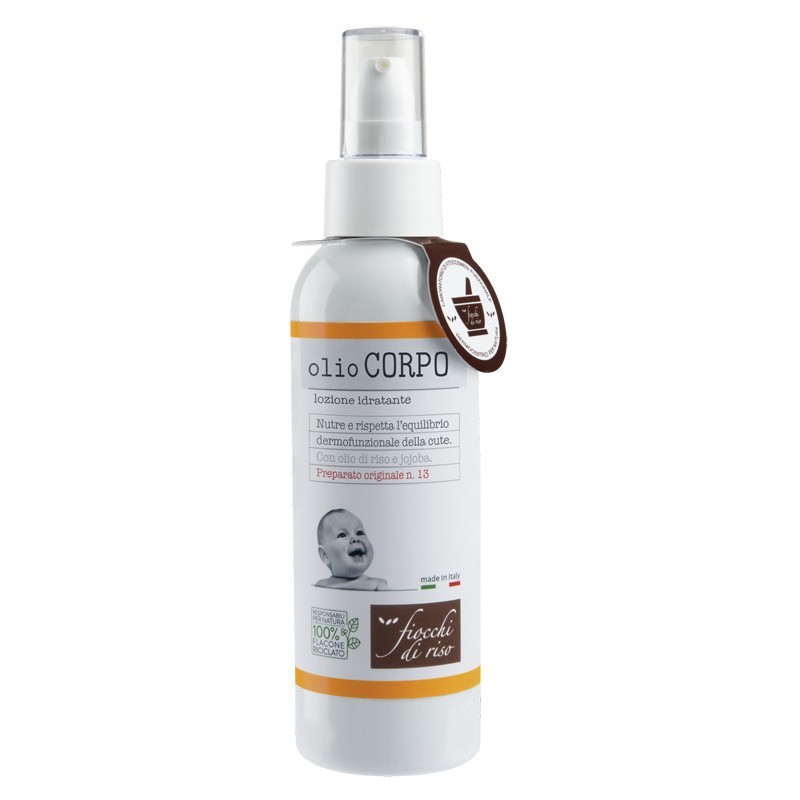 Fiocchi di riso olio idratante corpo 140 ml Fiocchi di riso olio idratante corpo 140 ml