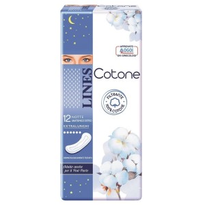 Lines cotone non ultra notte distesi 12 pezzi