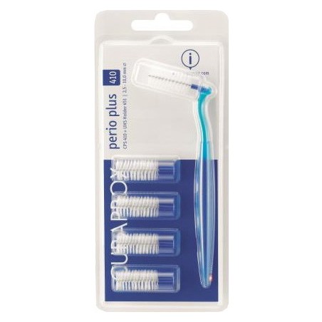 Curaprox capsule perio capsule 410 con 5 scovolini + supporto