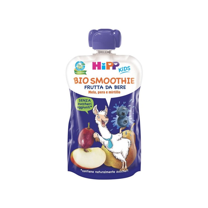 Hipp bio smoothies mela/pera/mirtillo 120 ml Hipp bio smoothies mela/pera/mirtillo 120 ml
