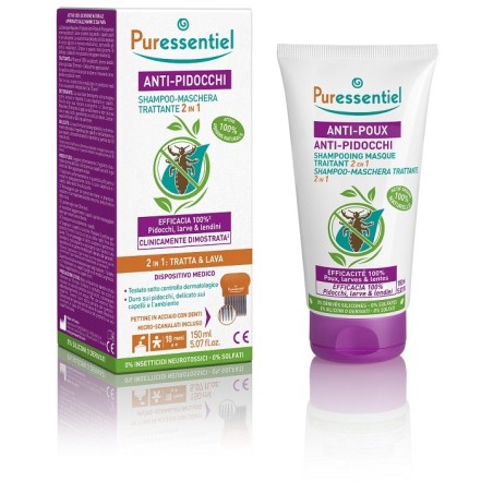 Puressentiel shampoo trattante anti-pidocchi 150 ml