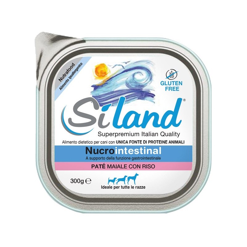 Siland nucrointestinal umido cane maiale/riso 300 g Siland nucrointestinal umido cane maiale/riso 300 g
