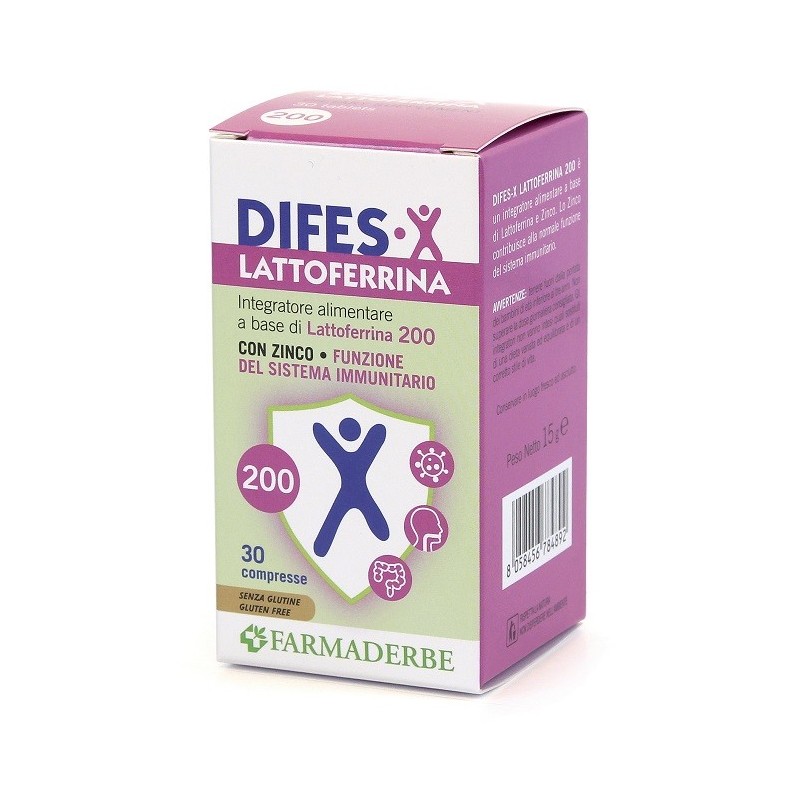 Difes x lattoferrina 200 30 compresse