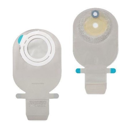 Sensura mio flex sistema 2 pezzi con aggancio adesivo saccaileostomia trasparente 70mm da 550 ml 30 pezzi