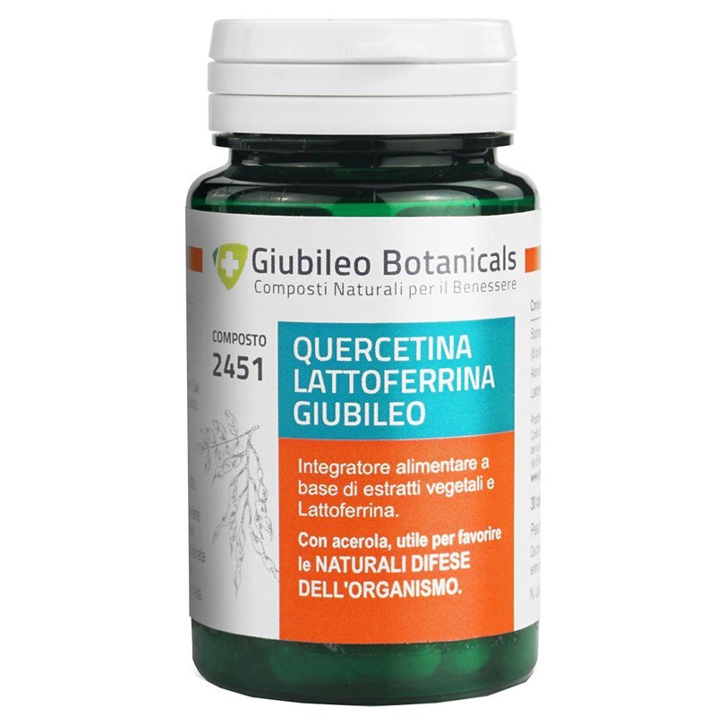 Quercetina lattoferrina giubileo 30 capsule Quercetina lattoferrina giubileo 30 capsule