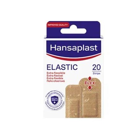 Hansaplast elastic/fabric 20 strips assortiti
