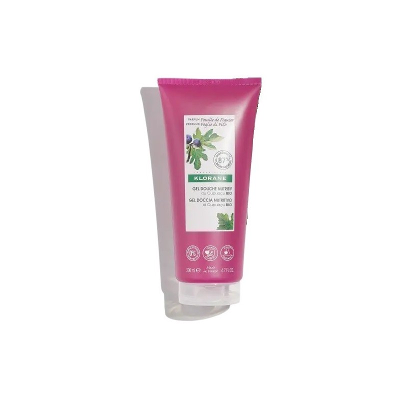 Klorane gel doccia foglie di fico 200 ml