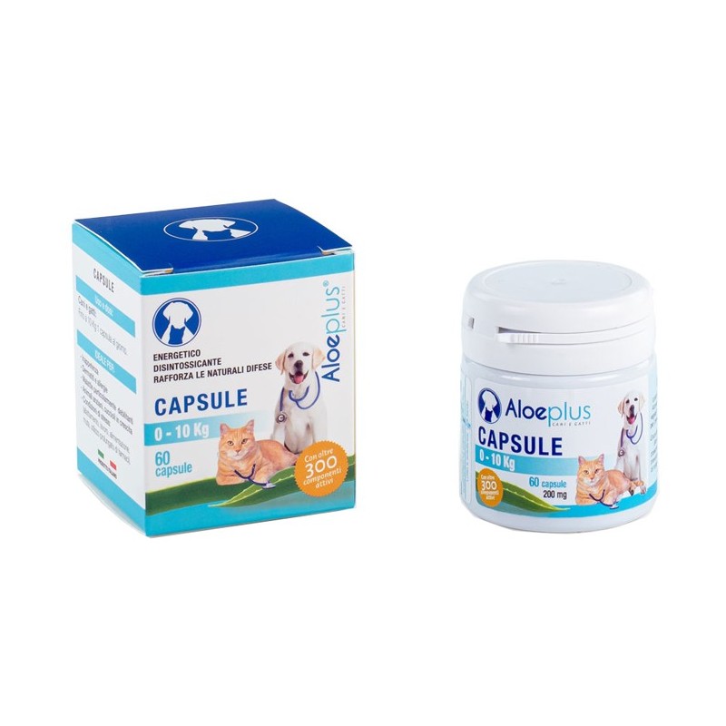 Aloeplus capsule cani/gatti 0-10 kg Aloeplus capsule cani/gatti 0-10 kg