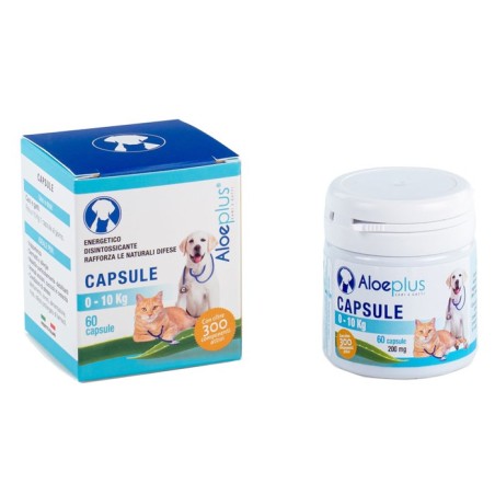 Aloeplus capsule cani/gatti 0-10 kg Aloeplus capsule cani/gatti 0-10 kg