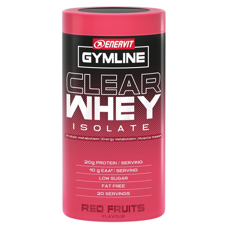 Gymline clear whey isolate red fruits 480 g