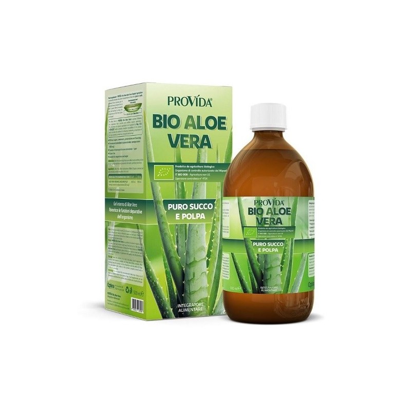 Provida bio aloe vera puro succo e polpa 500 ml Provida bio aloe vera puro succo e polpa 500 ml