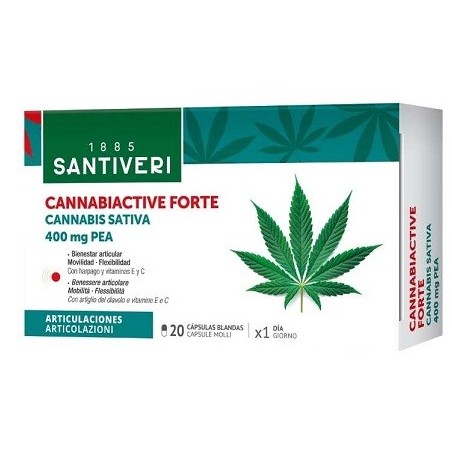 Cannabiactive forte pea 400 mg 20 capsule molli