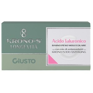 Giusto acido ialuronico kronos basso peso molecolare 10 bustine