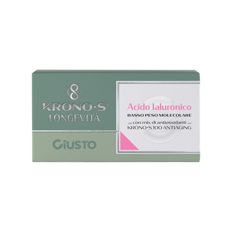 Giusto acido ialuronico kronos basso peso molecolare 10 bustine