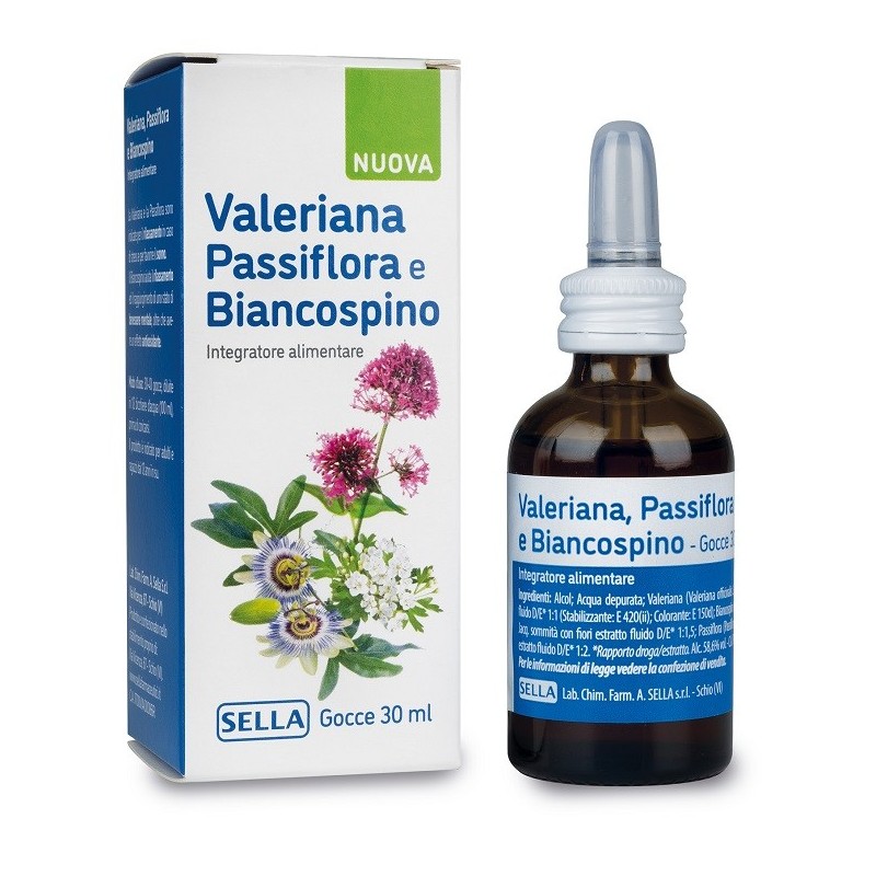 Valeriana passiflora e biancospino gocce 30 ml