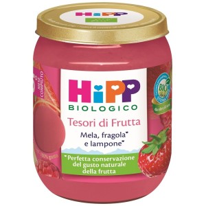 Hipp tesori frutta mela fragola lampone 160 g