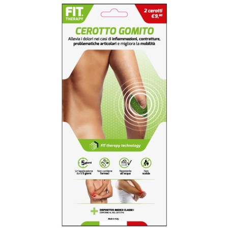 Fit therapy cerotto gomito 2 pezzi Fit therapy cerotto gomito 2 pezzi