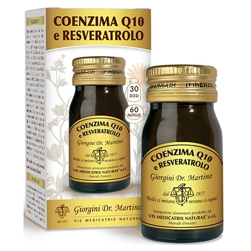 Coenzima q10 e resveratrolo 60 pastiglie