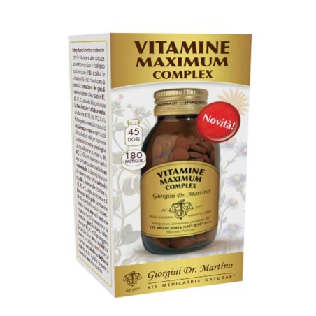 Vitamine maximum complex 180 pastiglie Vitamine maximum complex 180 pastiglie