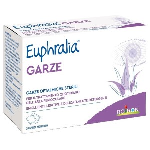 Euphralia garze oftalmiche monouso 20 pezzi
