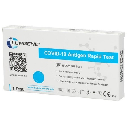 Test antigenico rapido covid-19 clungene autodiagnostico determinazione qualitativa antgeni sars-cov-2 in tamponi nasalimediante
