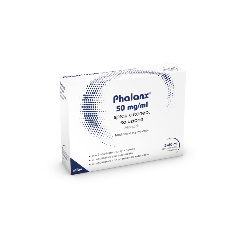 Phalanx spray cutaneo soluz 60 ml 50 mg/ml 3 flaconi