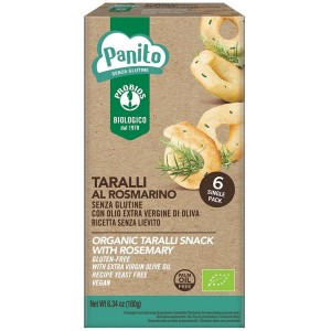 Panito taralli rosmarino senza glutine e senza lievito 180 g