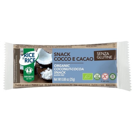 Rice&rice snack cocco cacao 25 g