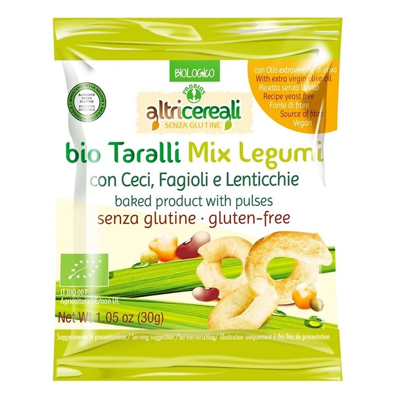 Altricereali taralli mix legumi 30 g