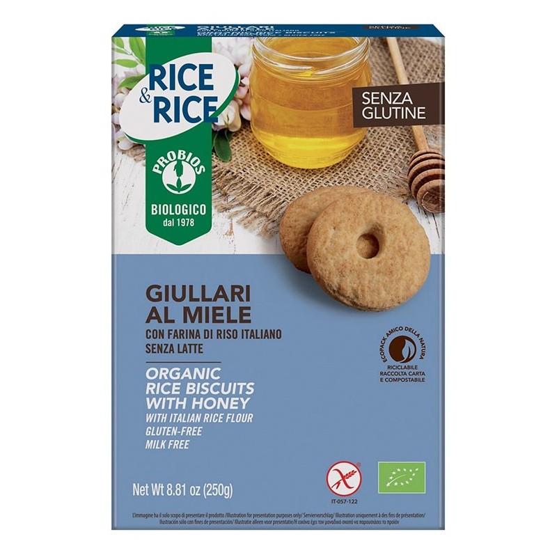 Probios biscotti giullari miele 250 g