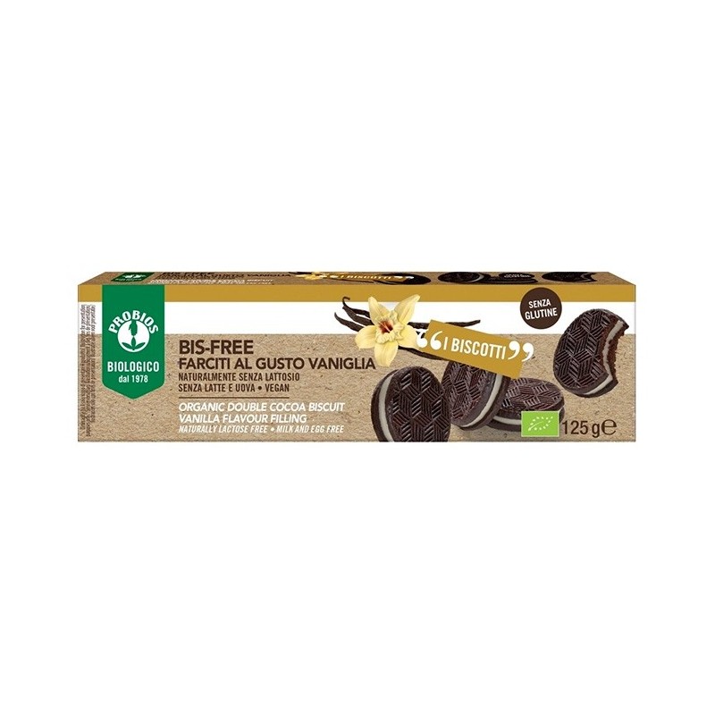 Bis free farciti alla vaniglia 125 g