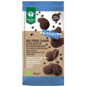 Probios biscotto bisfree dark gocce di cioccolato 250 g
