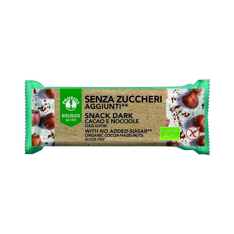 Probios snack dark senza zuccheri aggiunti 25 g